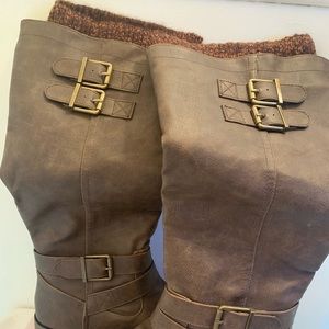 Rubie Sweater Cuff Boot by JustFab